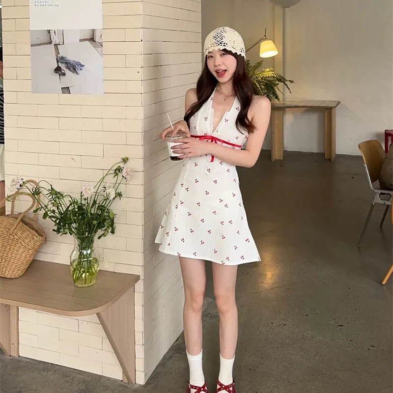 KYKW Slip Dresses Women's White-5