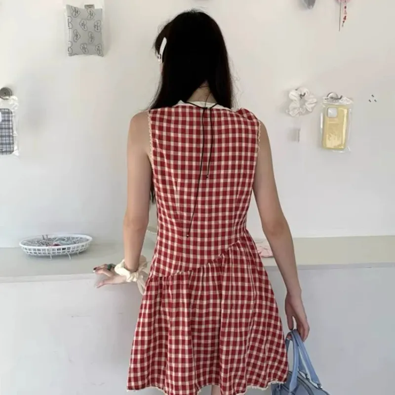 KYKW Sleeveless Dress Women's Red-4