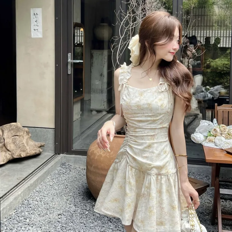 KYKW Slip Dresses Women's Light Yellow-2