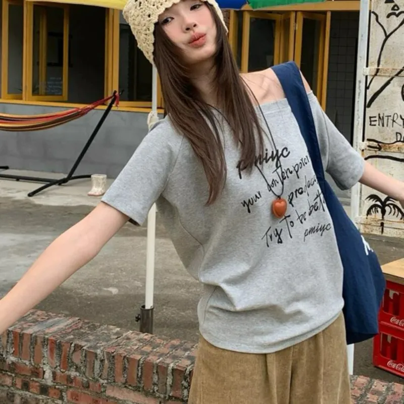 KYKW T Shirts Women's Gray-2