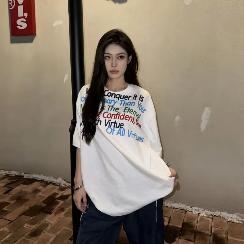 KYKW Drop Shoulder Sleeve T Shirt Women's-3