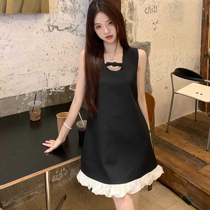 KYKW Sleeveless Dress Women's Black-3