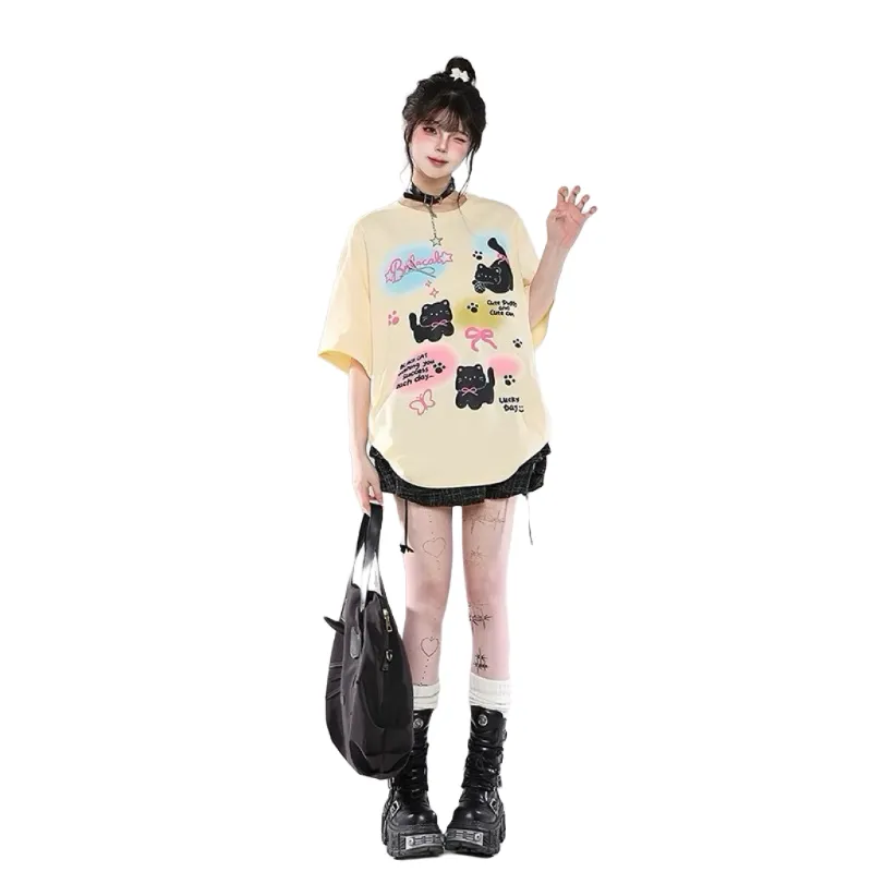 KYKW Drop Shoulder Sleeve T-Shirt Women's-2