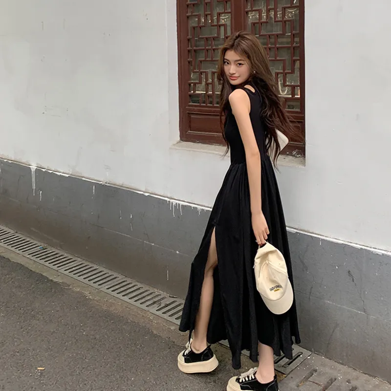 KYKW Sleeveless Dresses Women's Black-4