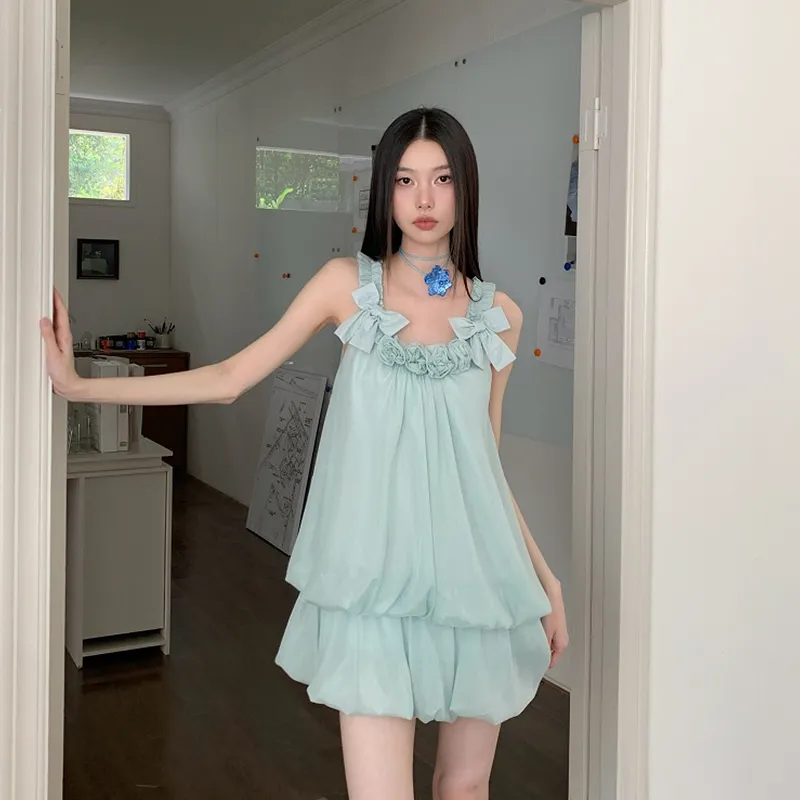 KYKW Slip Dresses Women's Mint Green-5