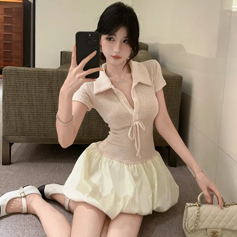 KYKW Short Sleeved Dress Women's-6