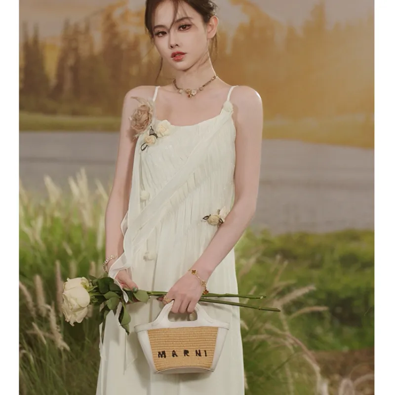 KYKW Slip Dresses Women's White-2