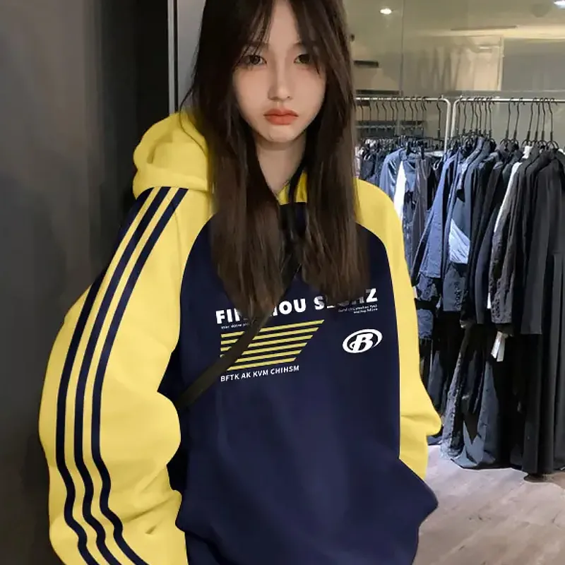 KYKW Sweatshirt Unisex Yellow & Navy Blue-3