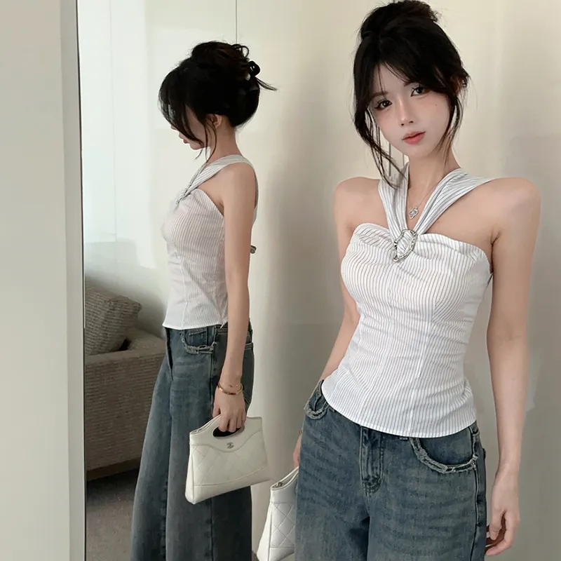 KYKW Tank Tops Women's White-4
