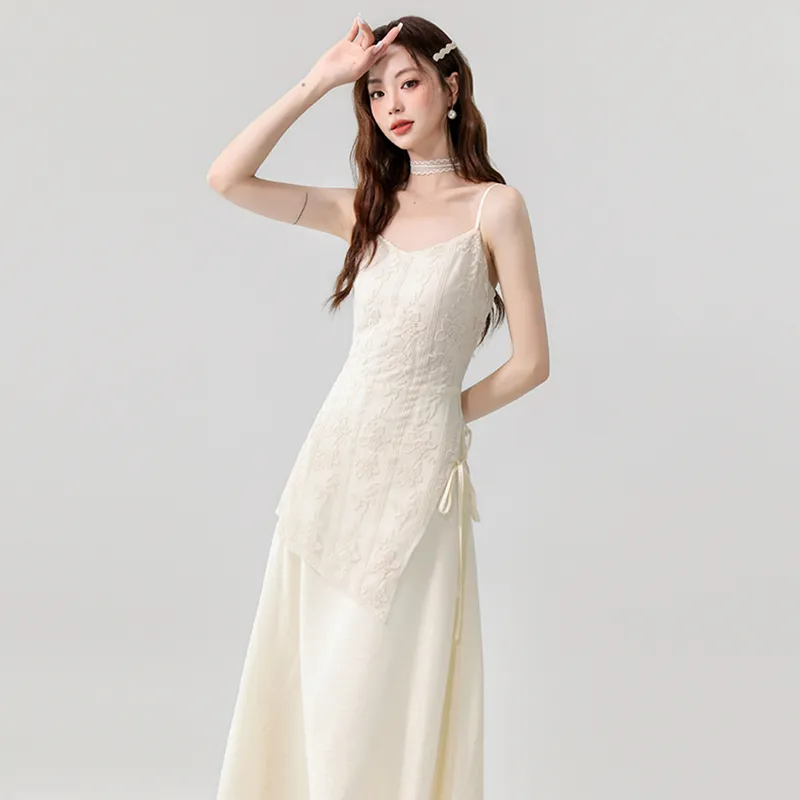KYKW Slip Dresses Women's Apricot-6