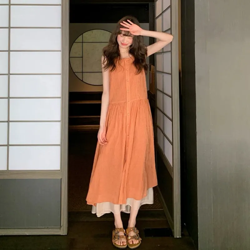 KYKW Sleeveless Dresses Women's-2