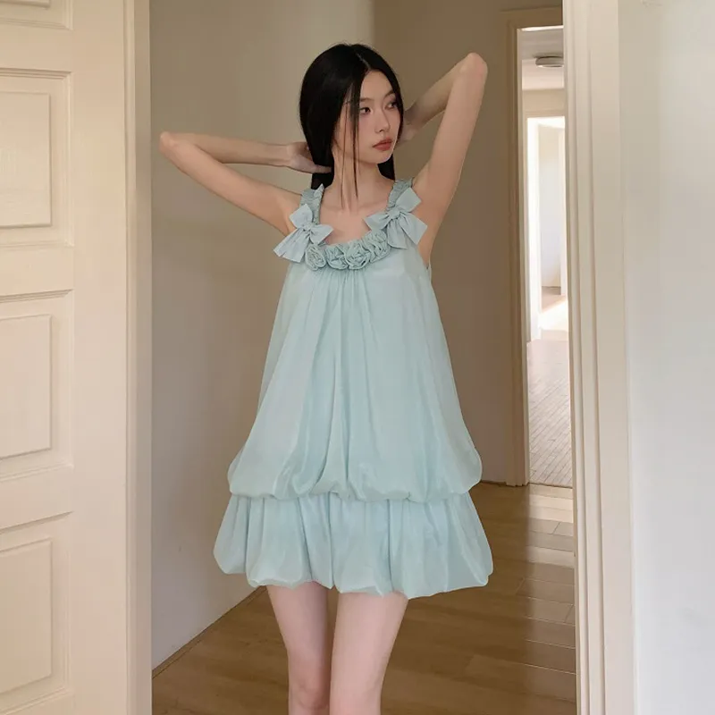 KYKW Slip Dresses Women's Mint Green-4