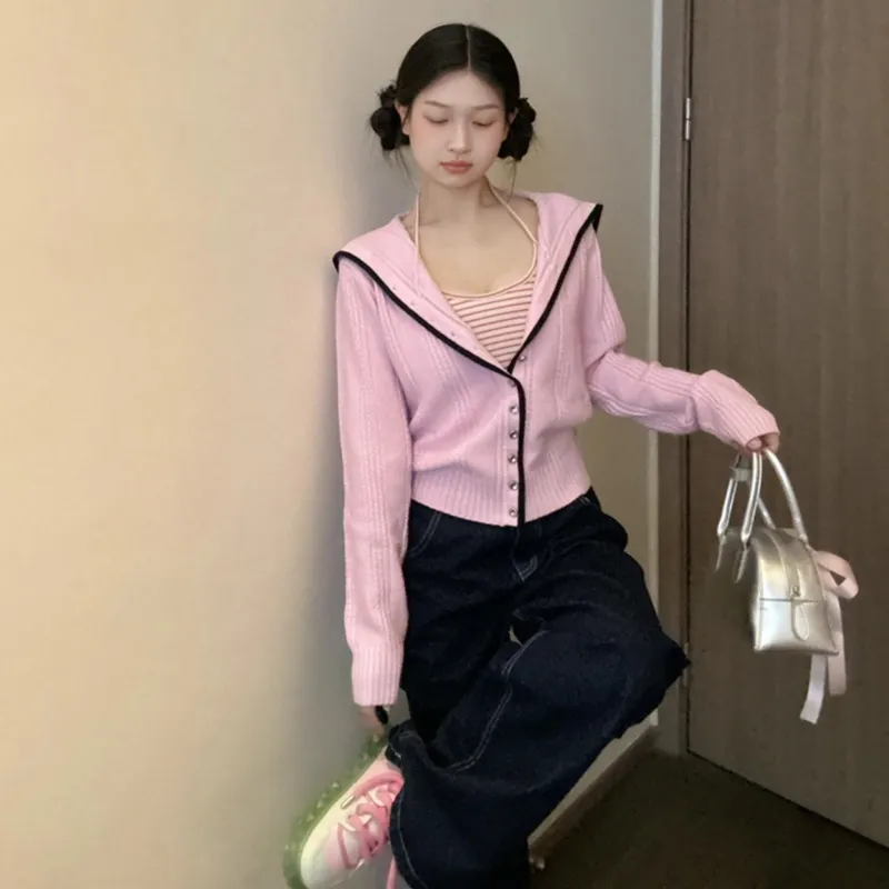 KYKW Knitwear Women's Pink-4