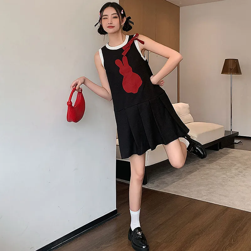 KYKW Sleeveless Dresses Women's Black-5