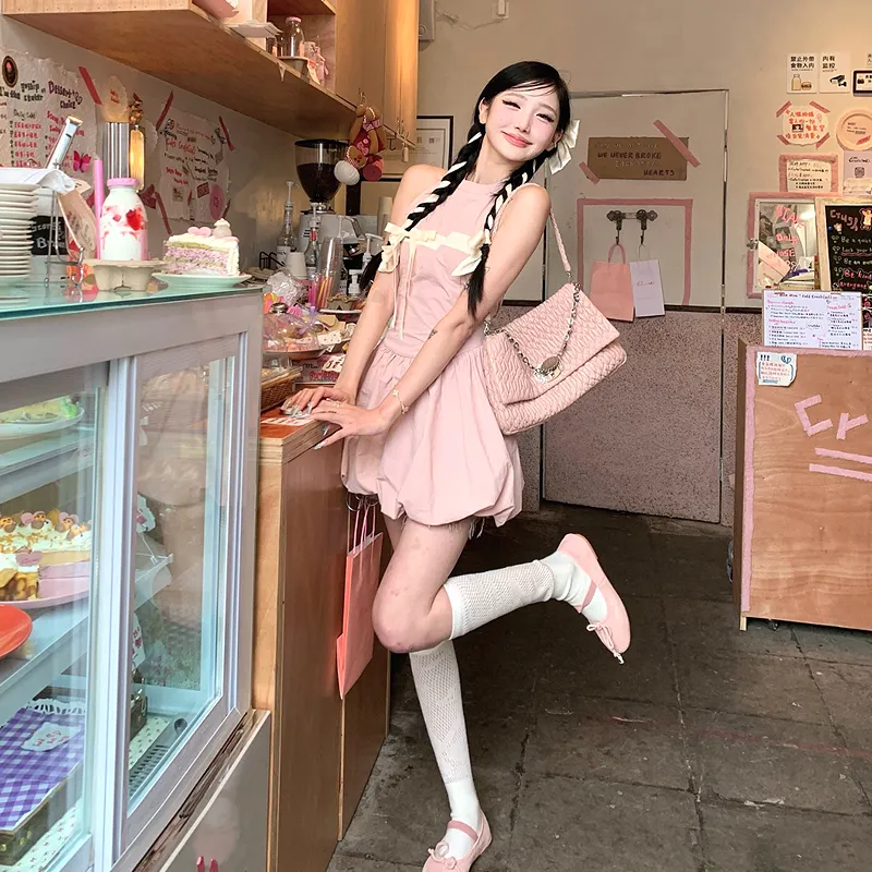 KYKW Sleeveless Dress Women's Pink-6