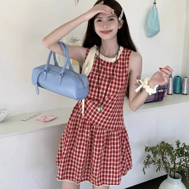 KYKW Sleeveless Dress Women's Red-6
