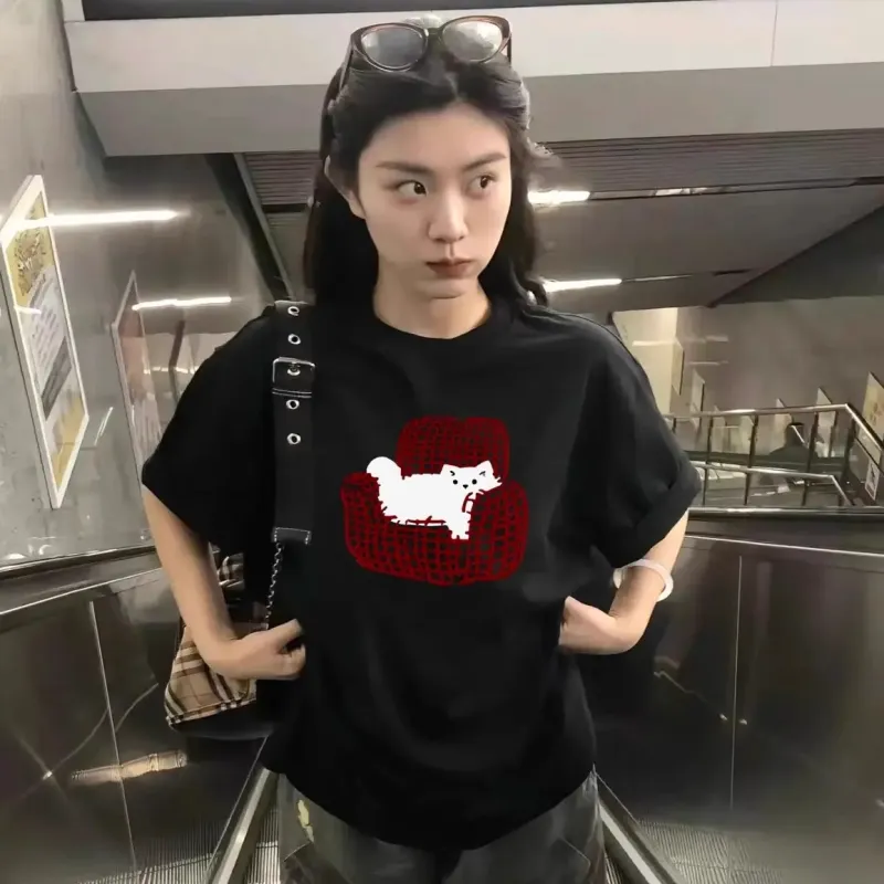 KYKW T Shirts Women's Black-5
