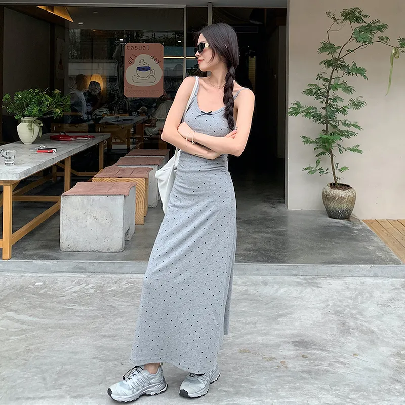 KYKW Slip Dresses Women's Gray-6