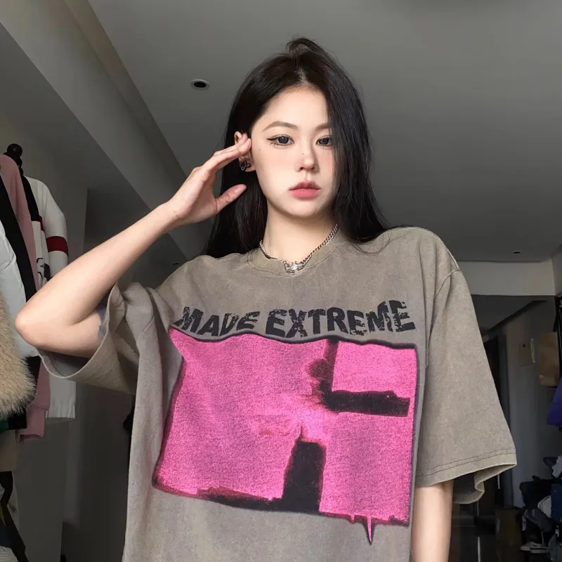KYKW Drop Shoulder Sleeve T Shirt Women's-4