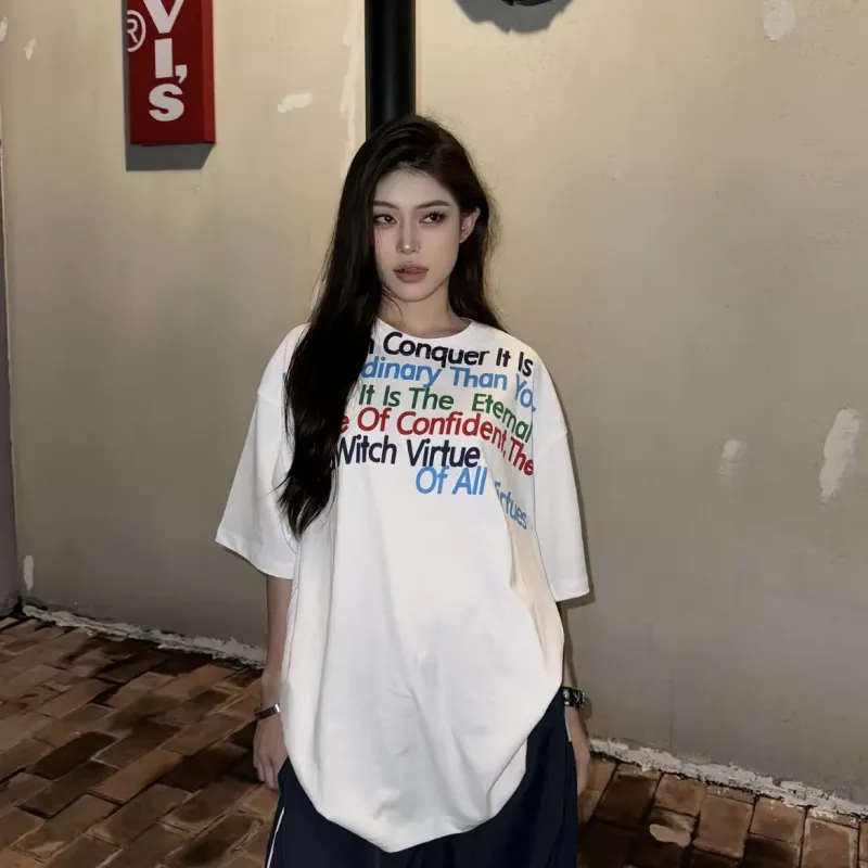 KYKW Drop Shoulder Sleeve T Shirt Women's-4