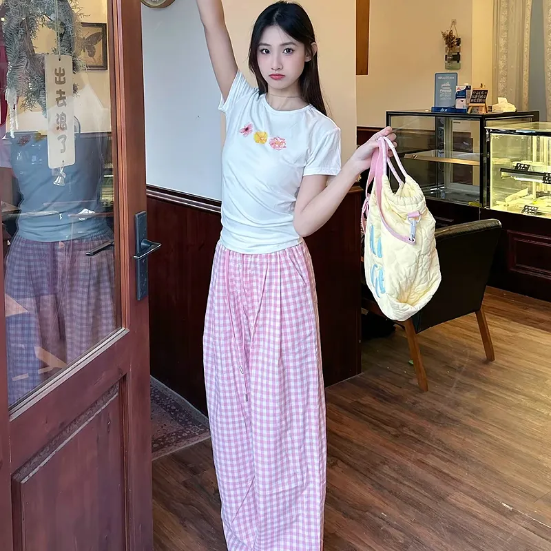 KYKW Casual Pants Women's Pink-6
