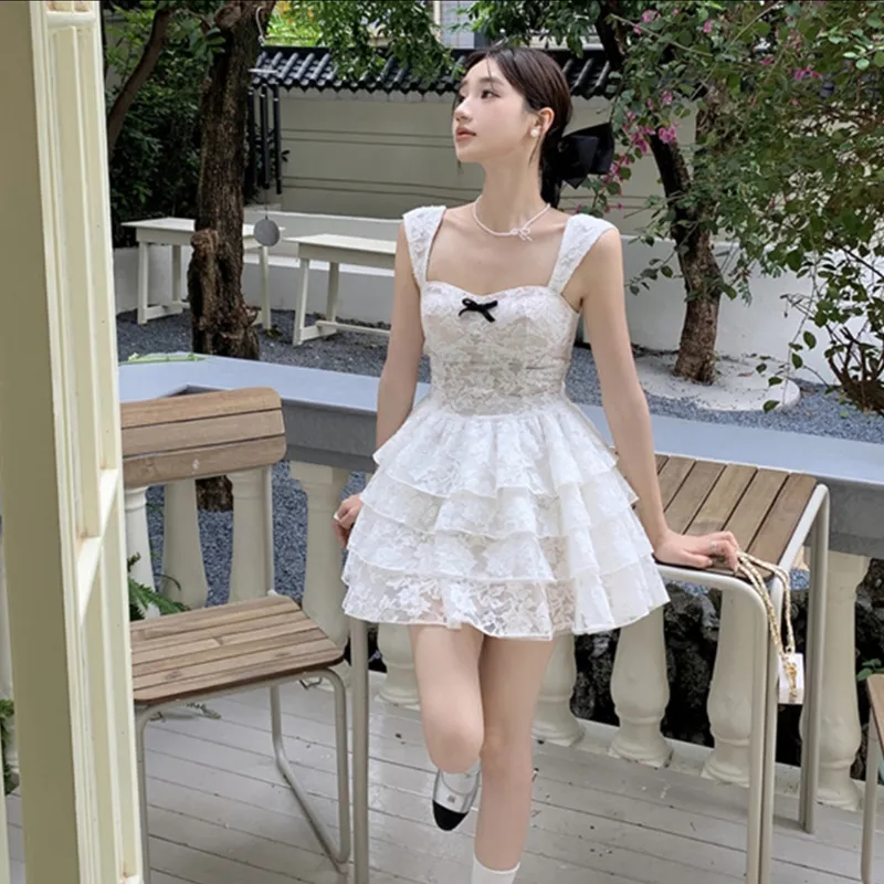 KYKW Slip Dresses Women's White-5