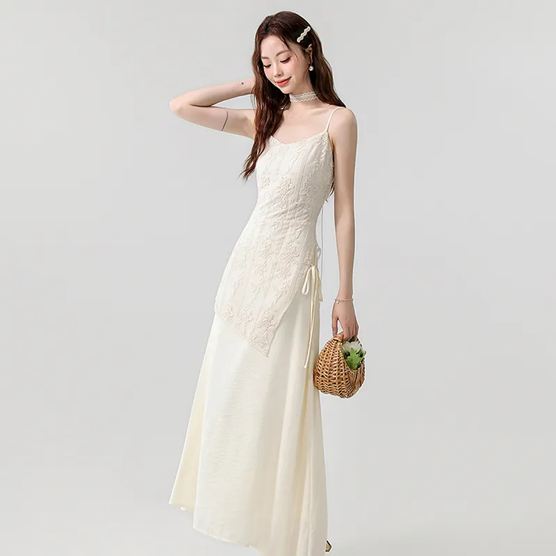 KYKW Slip Dresses Women's Apricot-7