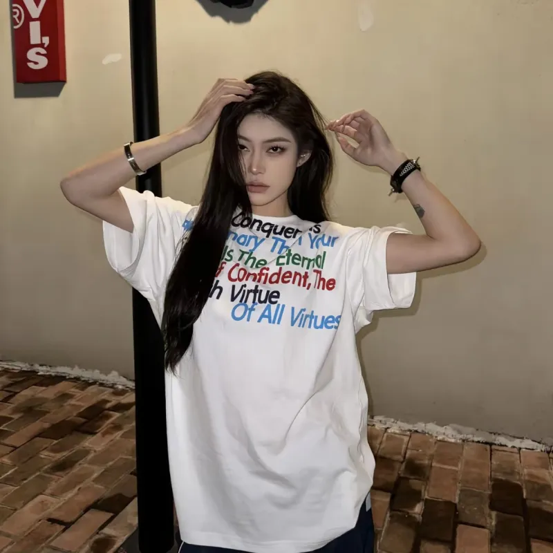 KYKW Drop Shoulder Sleeve T Shirt Women's-2