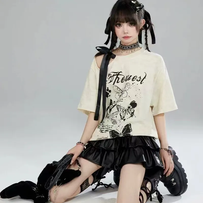 KYKW Regular T Shirt Women's Apricot-3