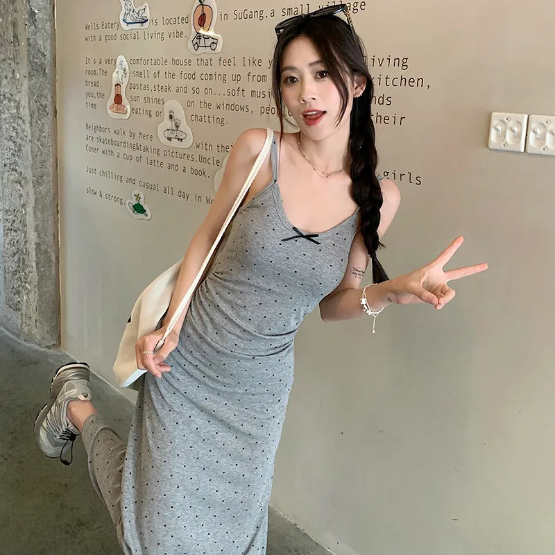 KYKW Slip Dresses Women's Gray-5