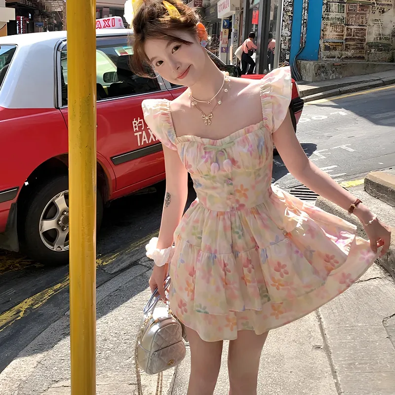 KYKW Short Sleeved Dress Women's-3