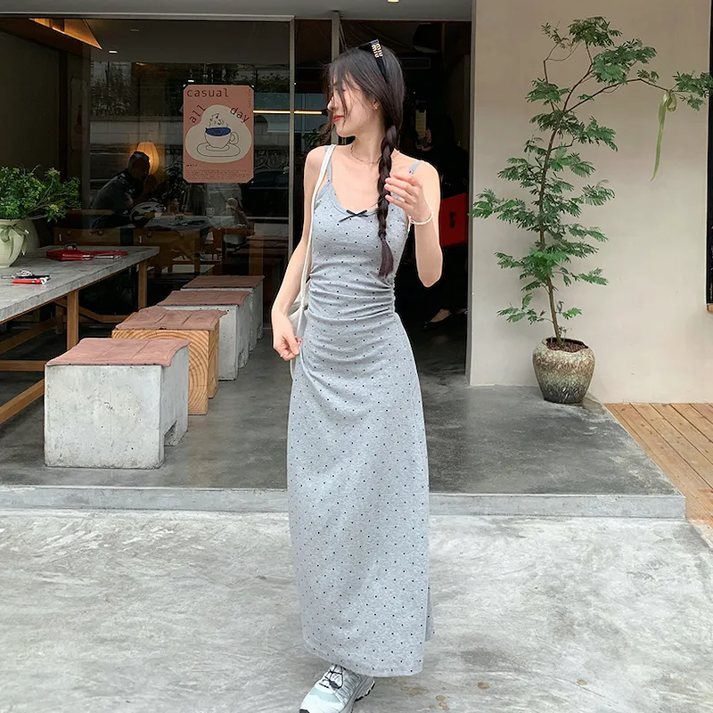 KYKW Slip Dresses Women's Gray-7