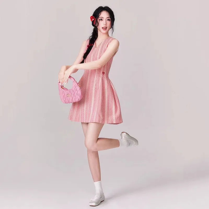 KYKW Sleeveless Dress Women's Pink-5