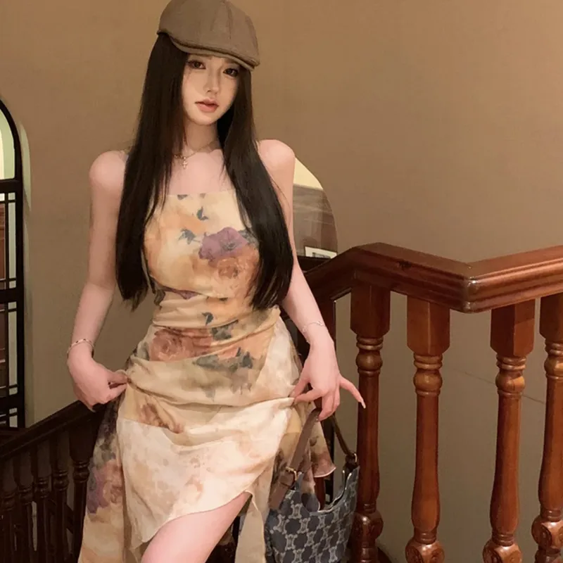 KYKW Slip Dresses Women's Image Color-5