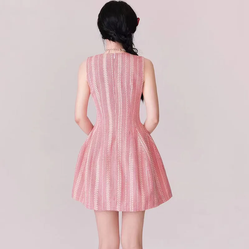 KYKW Sleeveless Dress Women's Pink-3