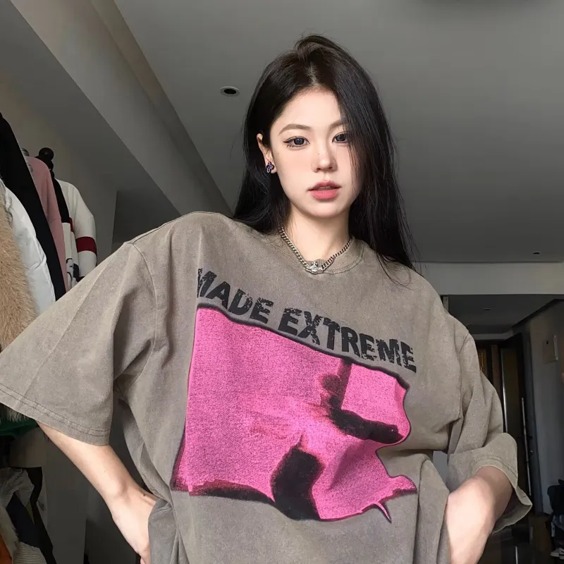 KYKW Drop Shoulder Sleeve T Shirt Women's-3