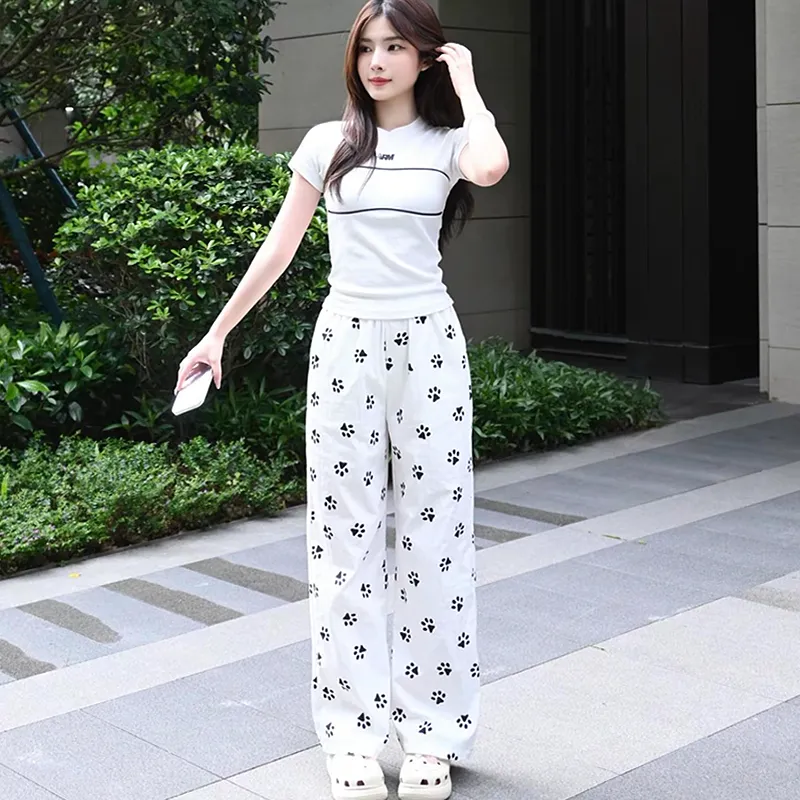 KYKW Casual Pants Women's White-5