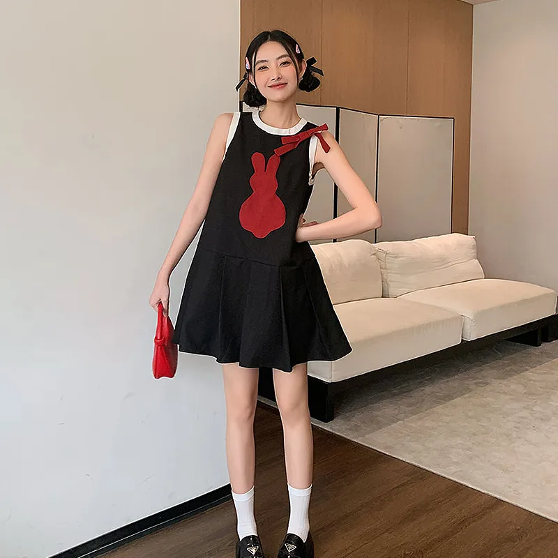 KYKW Sleeveless Dresses Women's Black-2