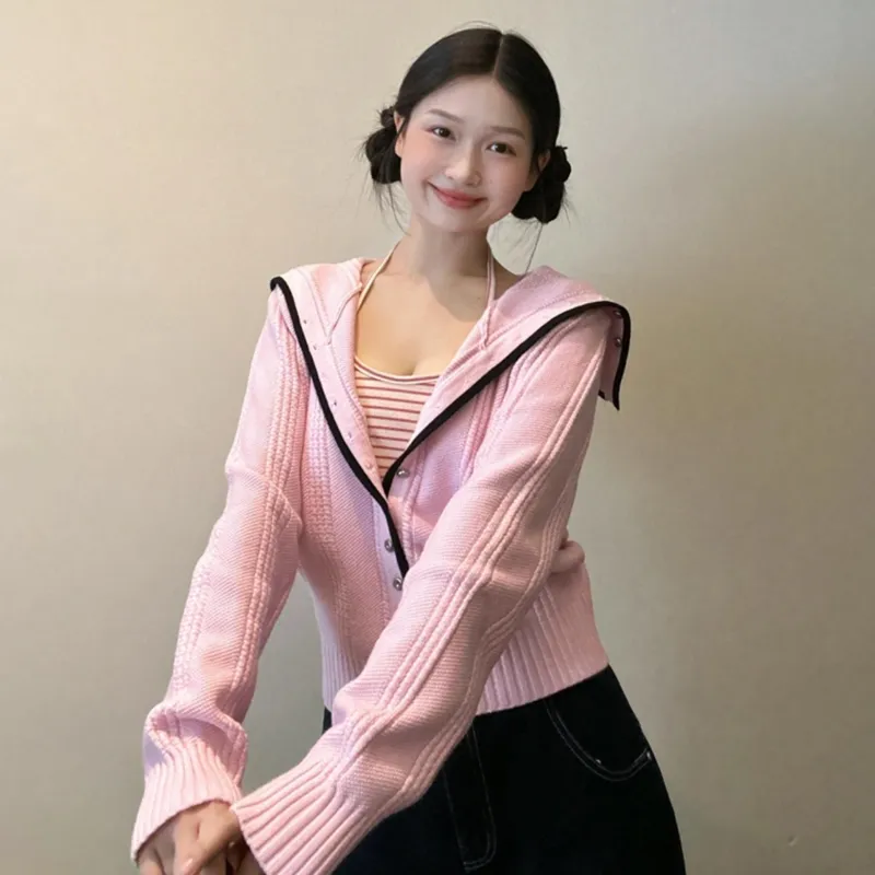 KYKW Knitwear Women's Pink-5