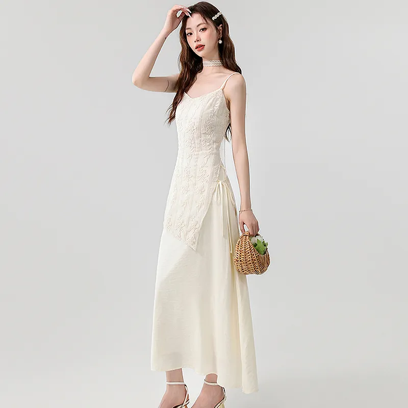 KYKW Slip Dresses Women's Apricot-5