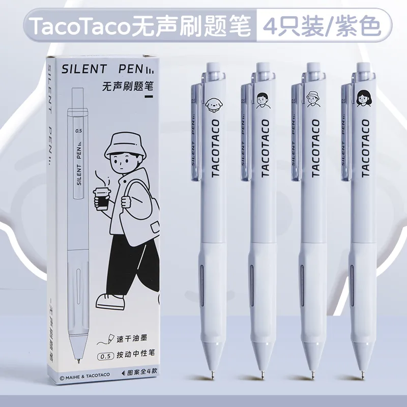 TACOTACO Minimalist Style ST Pen Tip Quick Dry Carbon Pen Ballpoint Pen-3