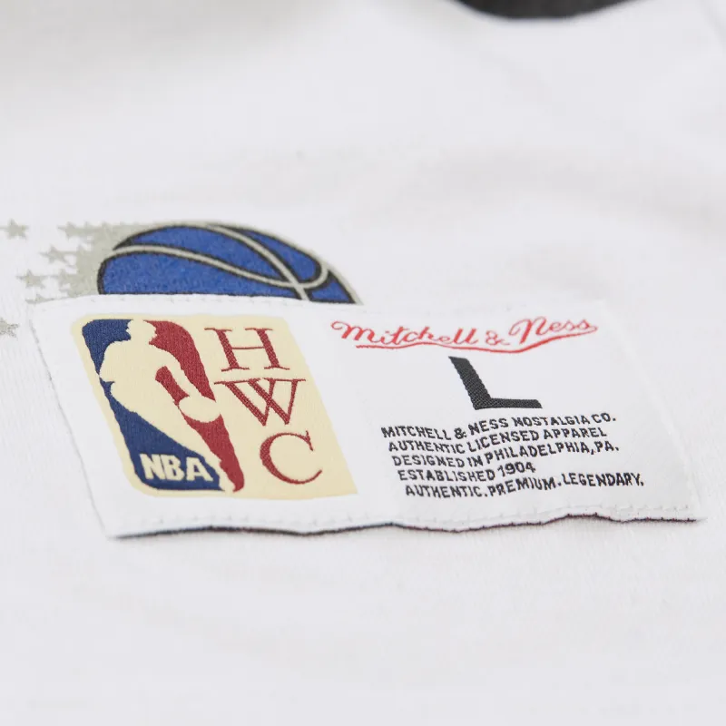 Mitchell & Ness SU25 T Shirt Unisex White-5