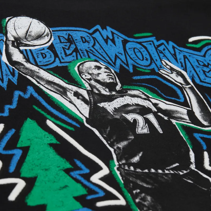 Mitchell & Ness x NBA T Shirt Unisex Black-2