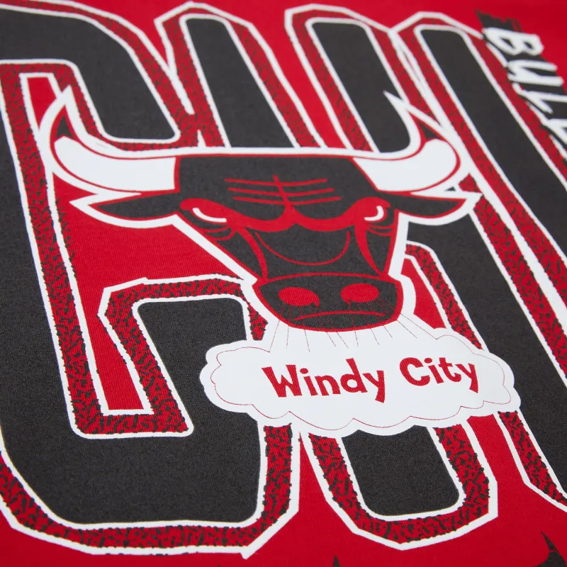 Mitchell & Ness SS25 T Shirt Unisex Red-2