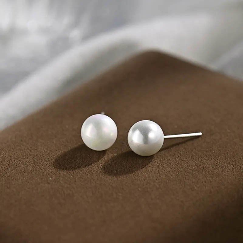 SUYG 999 Fine Silver Stud Earrings Women's Gift Box Gift Bag Packaging-5