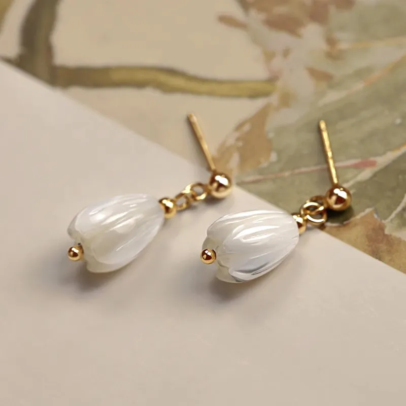 SUYG Alloy Stud Earrings Women's-5