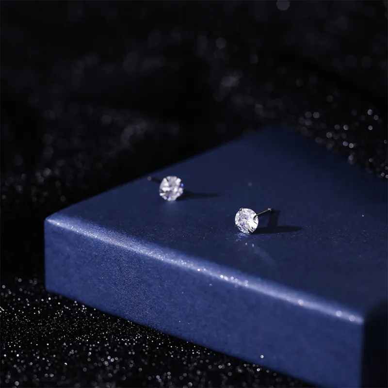 SUYG S999 Fine Silver Stud Earrings Women's-14