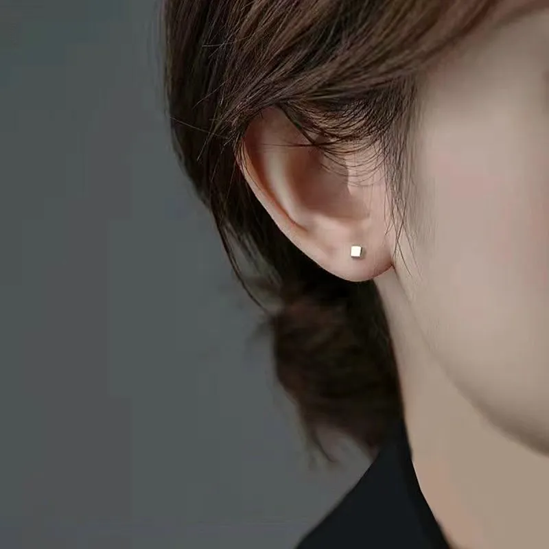 SUYG Alloy Stud Earrings Women's-3