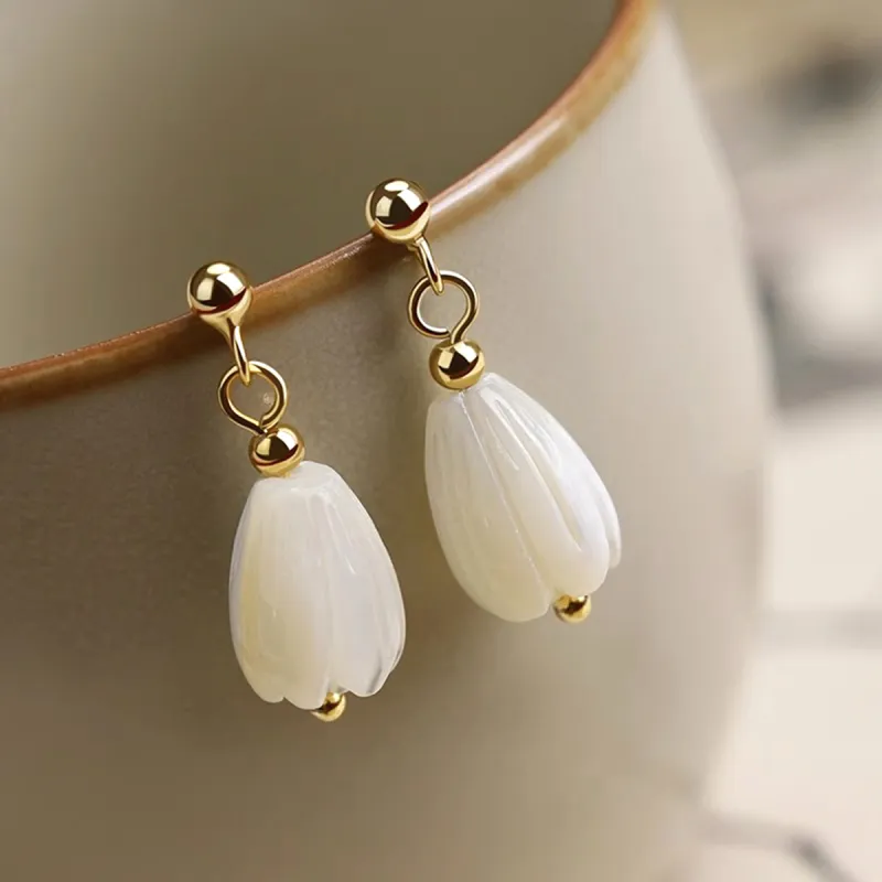 SUYG Alloy Stud Earrings Women's-4