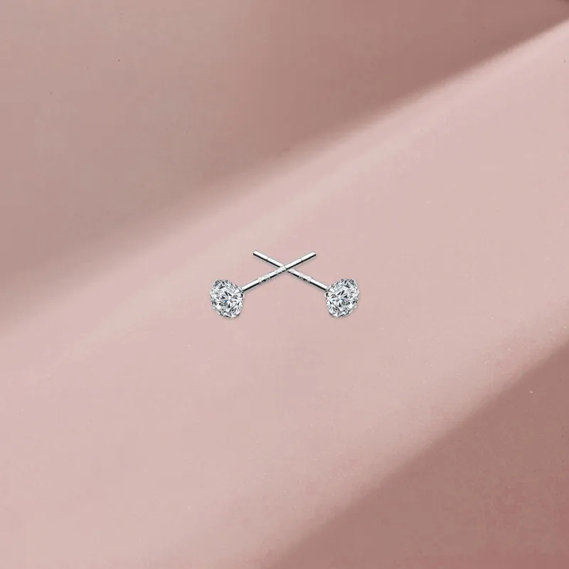 SUYG S999 Fine Silver Stud Earrings Women's-5
